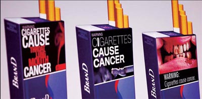 美国：香烟盒将采用新警示标识