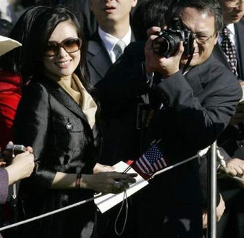 Zhang Ziyi attended White House reception