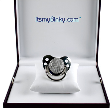 A diamond pacifier for the Brangelina baby