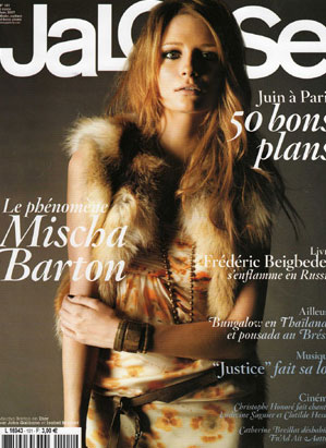 Mischa Barton does French fashion magazine Jalouse