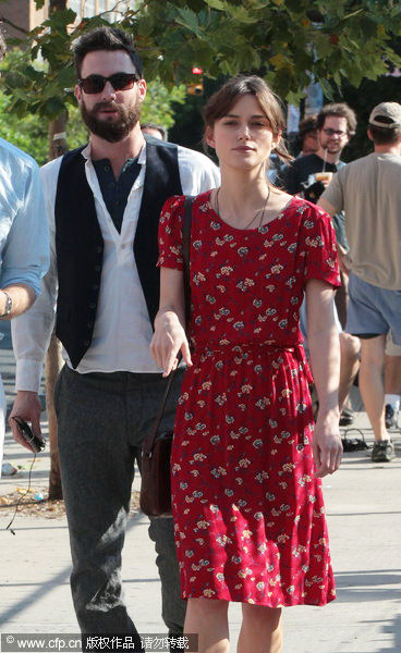Flowers bloom on clothes