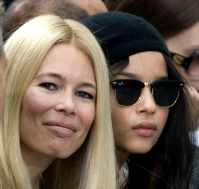 German model Claudia Schiffer at Chanel's Paris show 