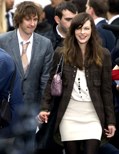Milla Jovovich at Paris ready-to-wear