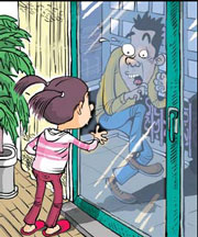 Young girl's composure stifles cat burglar's MO