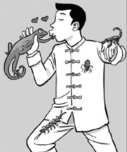 Reptile lover shares his slippery tales on Internet