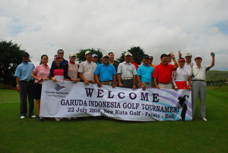 The Biggest Group of Golfers from China Tee off in Bali,Indonesia