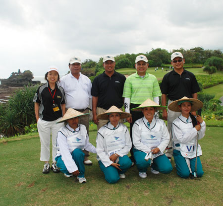 The Biggest Group of Golfers from China Tee off in Bali,Indonesia