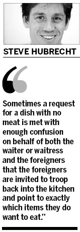 Meatless dining in Beijing