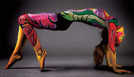 Under the skin of a body painter