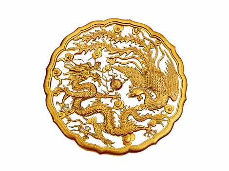 Chinese phoenix - auspicious bird rising from ashes