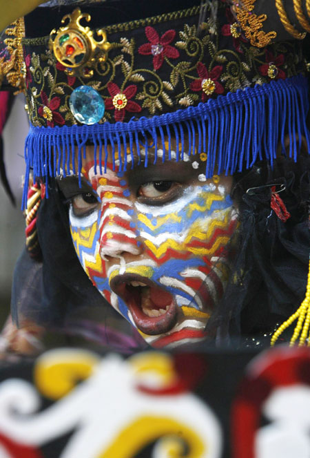 The 10th Jember Fashion Carnival held in Indonesia
