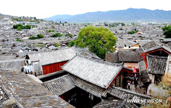 Lijiang ancient town licenced national 5A tourism attraction spot