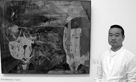 One artist and his dog