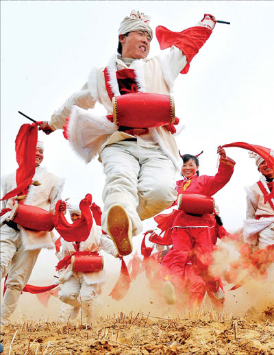 Leading a song and a dance about heritage
