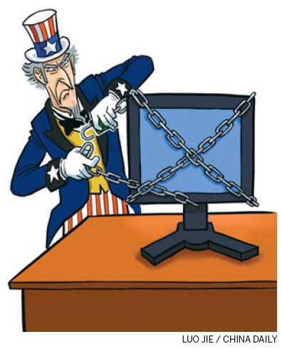 US Web censorship bill may slash the threads of the Net
