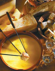 Fondue is fun to do and warms winter