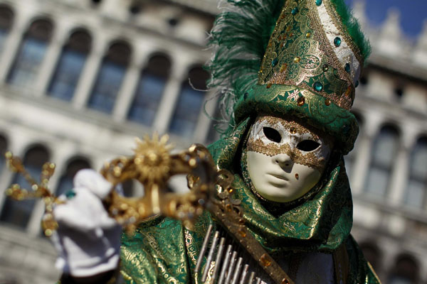 Masked in Venice