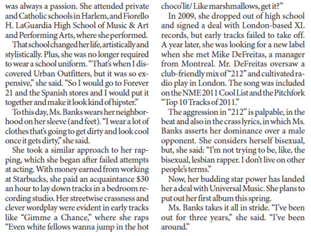 For rapper, street meets chic in music and clothes