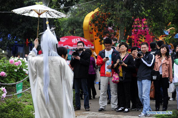 Cosplay show in China's Wuhan