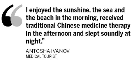 Tourists find cure for what ails them