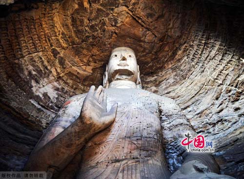 Yungang Grottoes in Shanxi