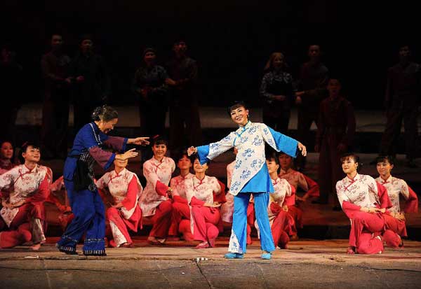 Dance drama performed in east China's Jiangxi Province