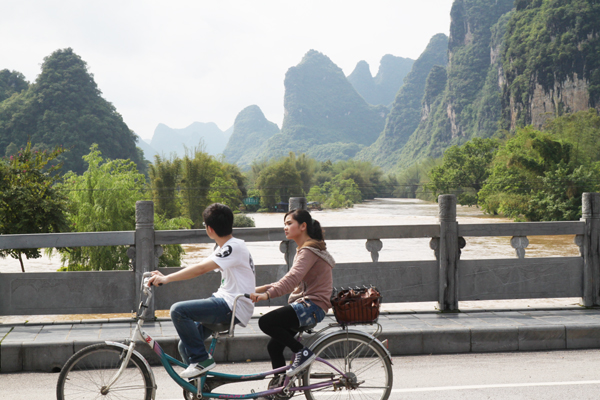 Cycling in Yangshuo