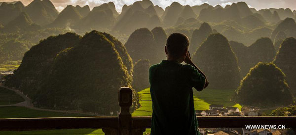 Wanfenglin: national geological park in SW China's Guizhou