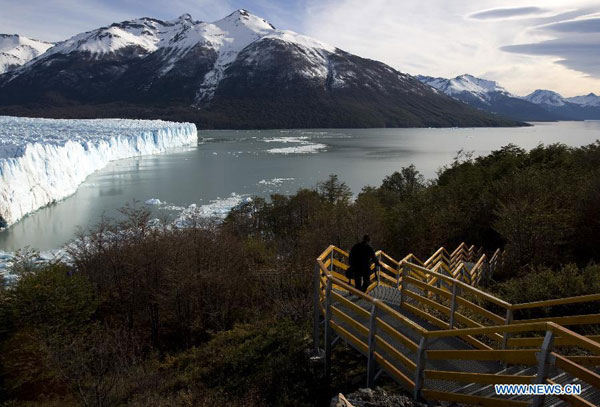 Scenery of Perito Moreno glacier in Argentina
