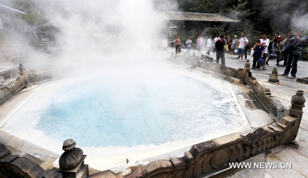 Boiling springs in SW China