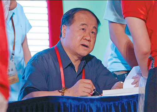 Author Mo Yan earns praise for historical perspectives