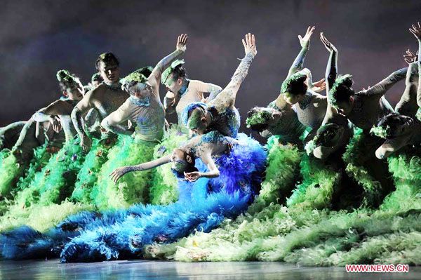 Yang Liping's dance drama 'The Peacock' staged in Qingdao