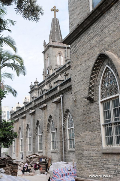 Western old buildings preserved in Fuzhou city