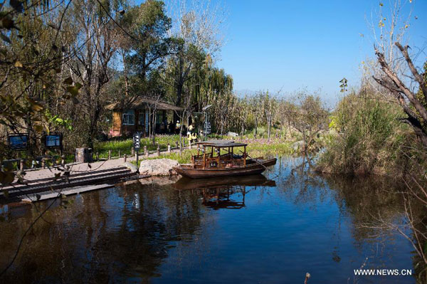 Qionghai wetland park in Sichuan