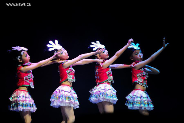 Kids music drama performed in SW China