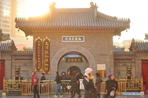 Tianhou Temple in N China's Tianjin completes repair work