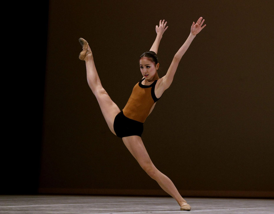 Contestants perform at the final of the Prix de Lausanne