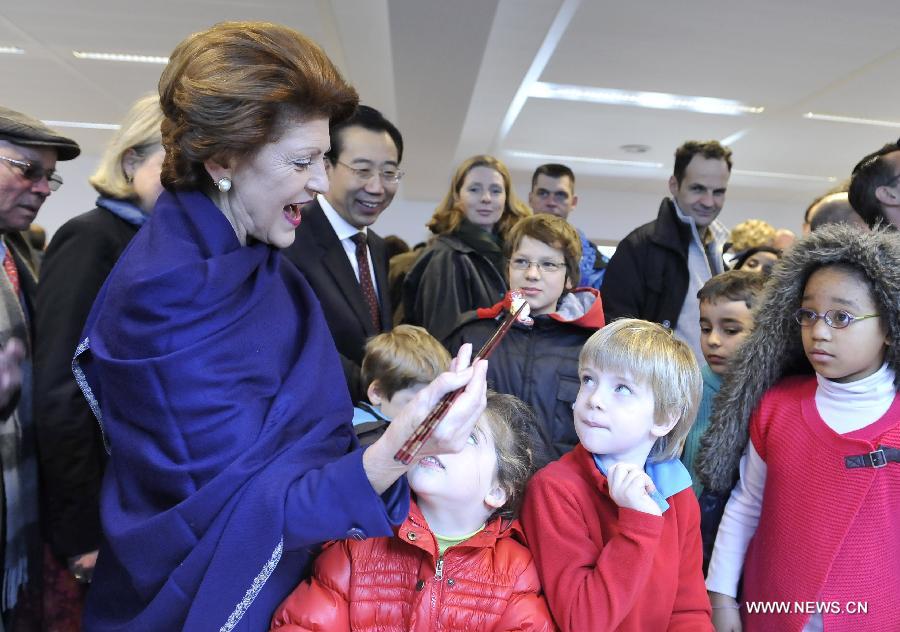 Chinese Spring Festival introduced to pupils in Brussels