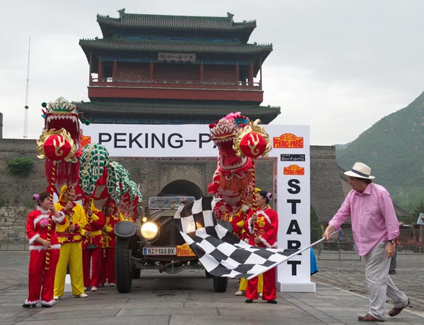 Beijing-to-Paris classic car rally launched