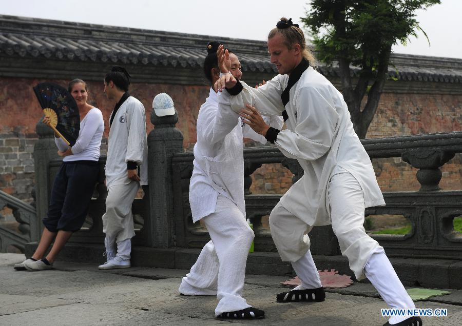 Foreign learners love Chinese martial arts