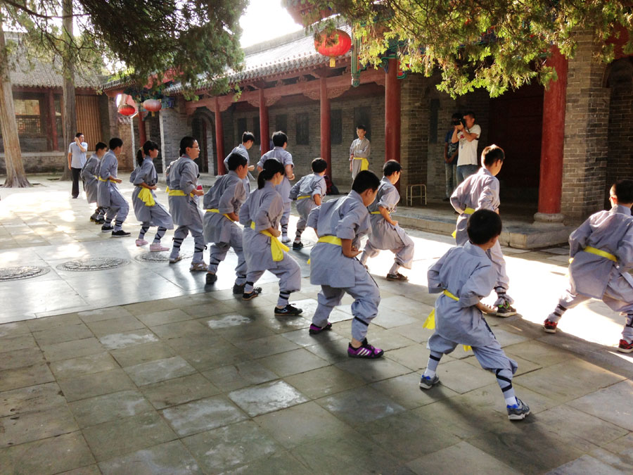 Kung fu summer camp at Shaolin Temple