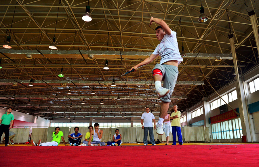 German students learn kung fu in Tianjin