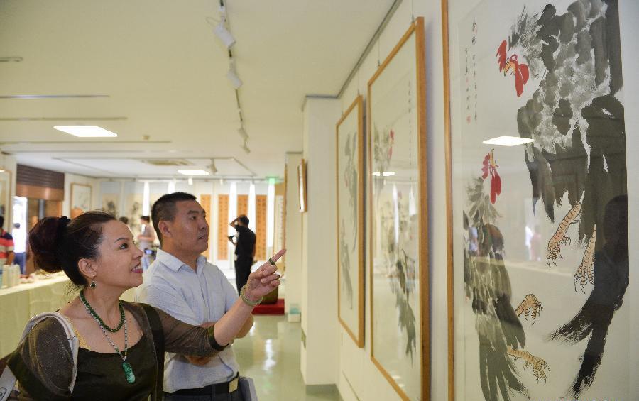 Calligraphy and painting exhibition of Wang Shijun