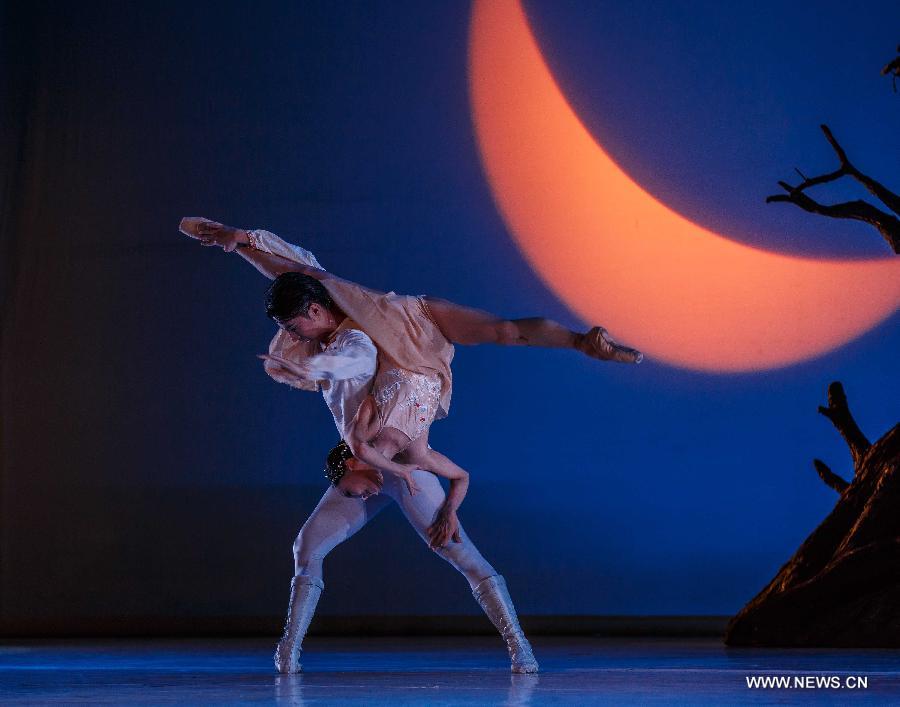 Ballet Romeo and Juliet performed in E China