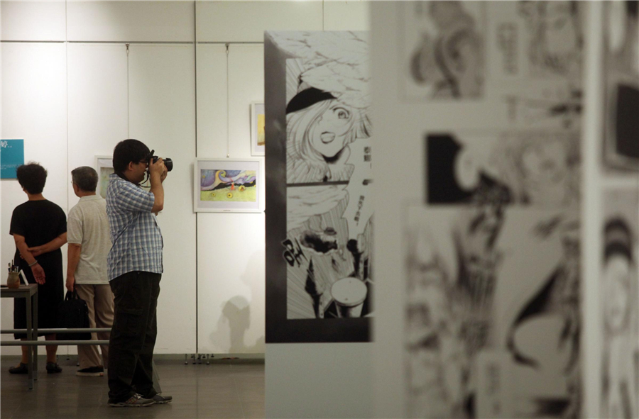 Tianjin hosts cartoon animation exhibition