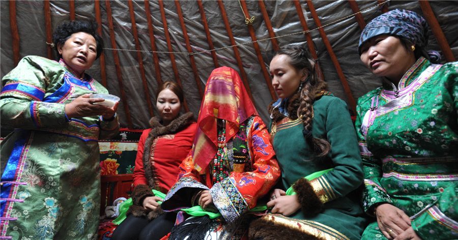 Xinjiang Torghut wedding ceremony