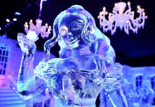 Snow and Ice Sculpture Festival in Belgium