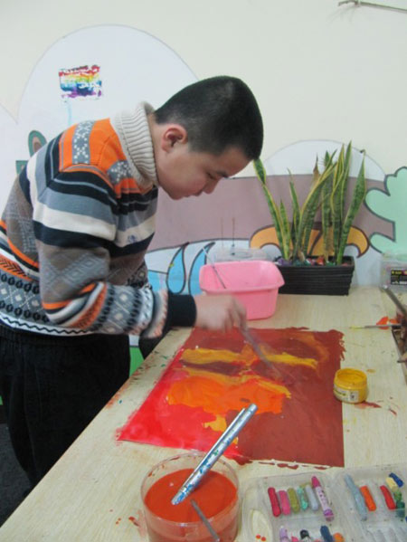 Overcoming autism through art