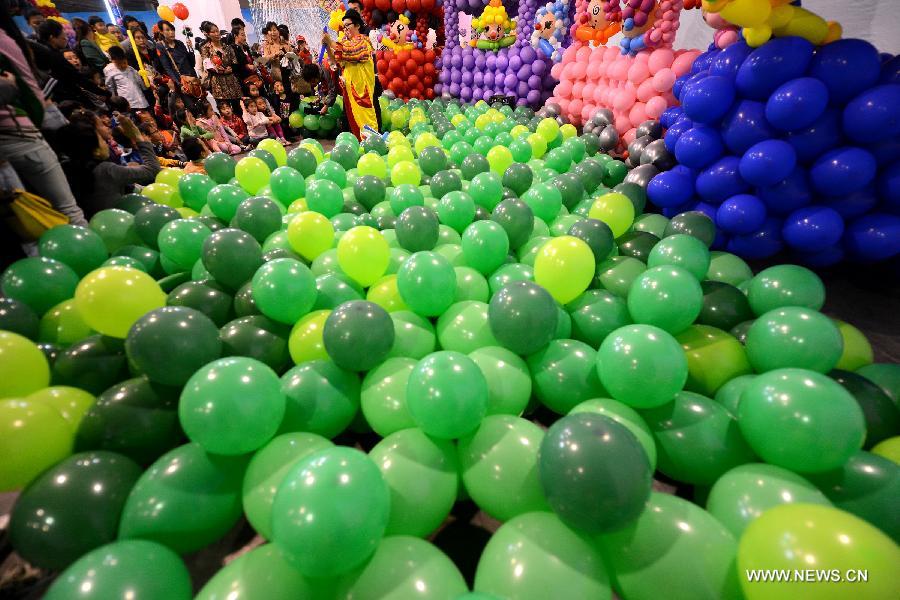 Children play at Balloon Carnival