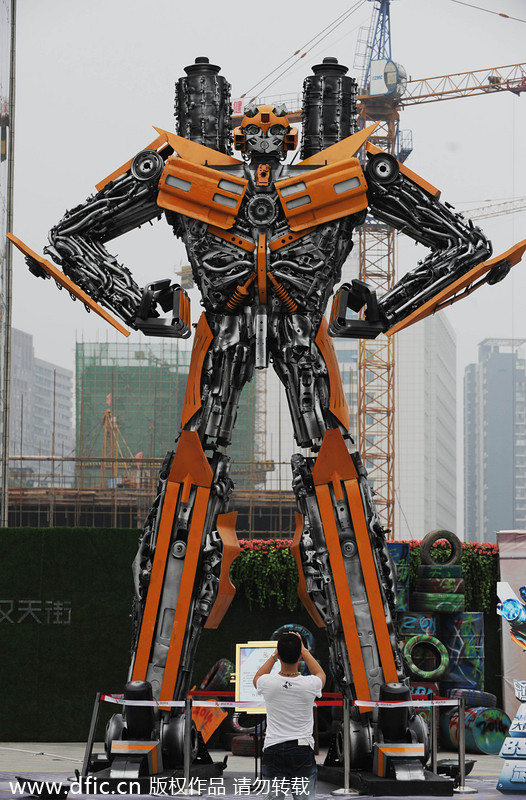 'Transformers' spring up across China